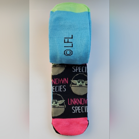 Baby Yoda Socks Ladies 6-Pair No-Show MultiColor Polyester. Shoe Sz. 4 - 10 NWT - Picture 5 of 7